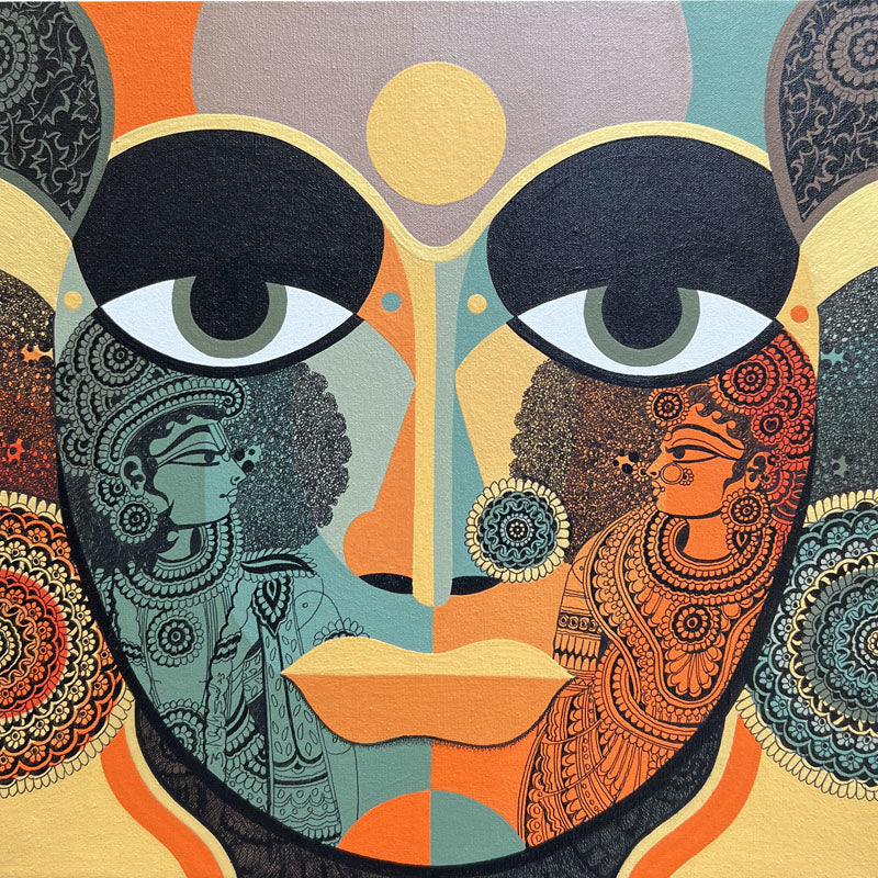 Nagesh Goud-NAGO-Lord Krishna & Rukmini