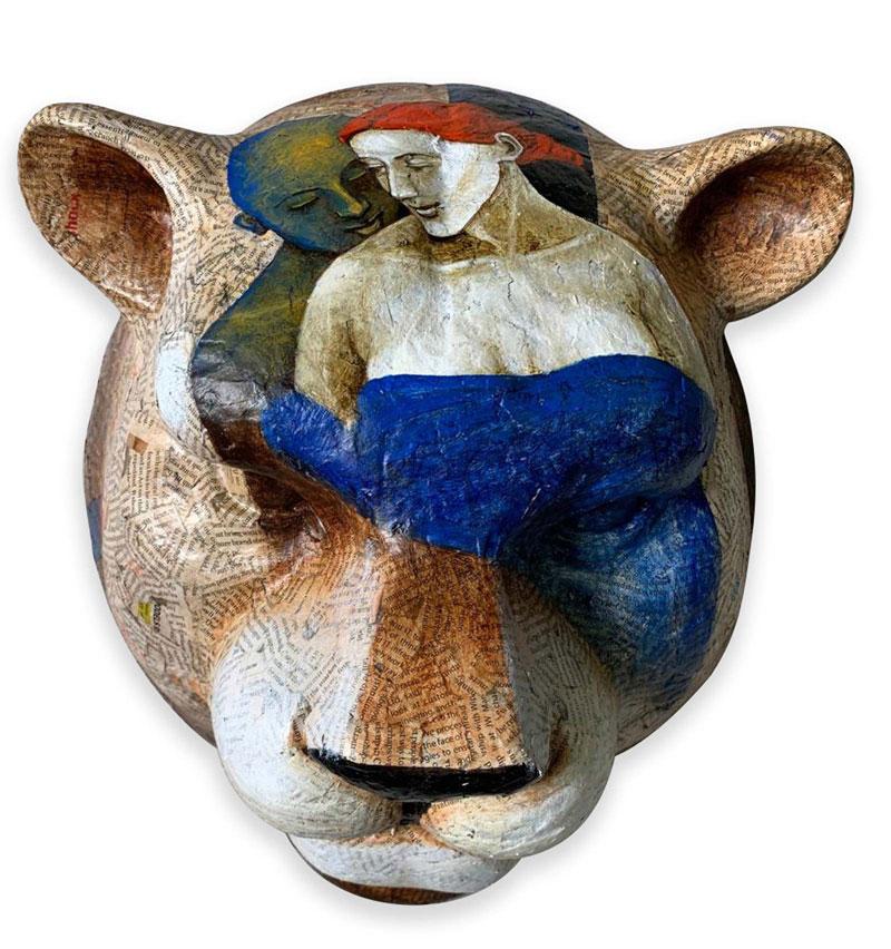 Asit Kumar PatnaikTiger mask The Curators Art