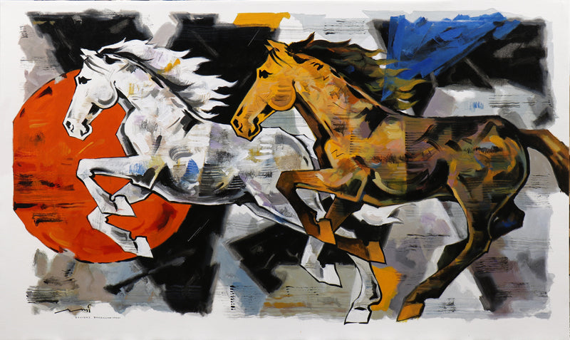 Devidas Dharamadhikari-DEDH-Horse series I