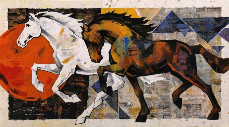 Devidas Dharmadhikari-Horse Series I 