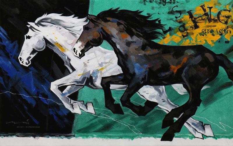 Devidas Dharmadhikari-Horse Series II