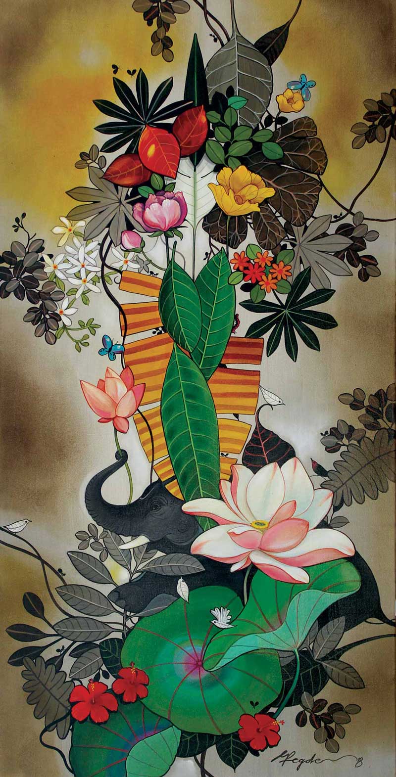 Ganapati Hegde-Wealth (Gods in Nature series)