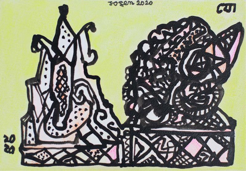 Jogen Chowdhury-Temple and the Idol