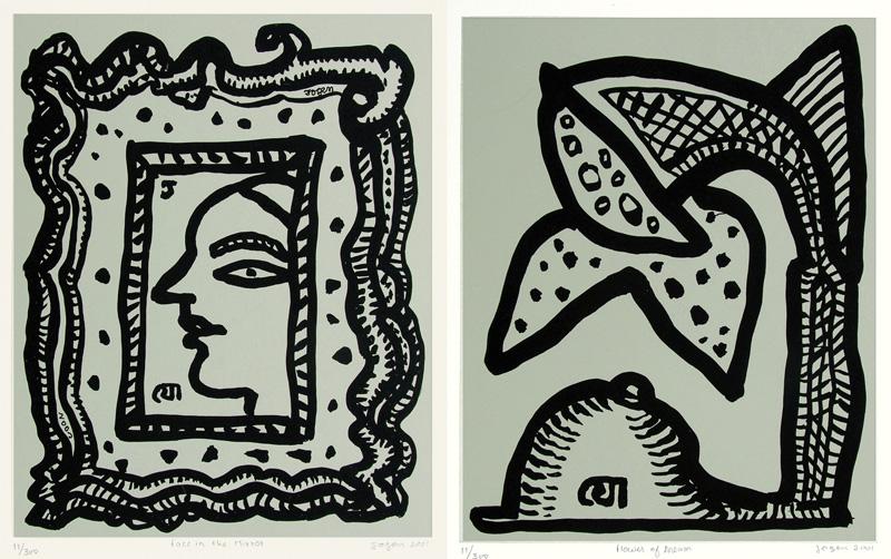 Jogen Chowdhury-Face in the mirror,
Flower of dream