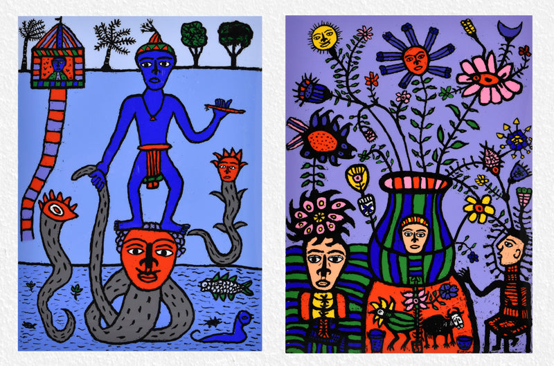 Madhvi Parekh-MAPA-Krishna with Kalia & Blossom