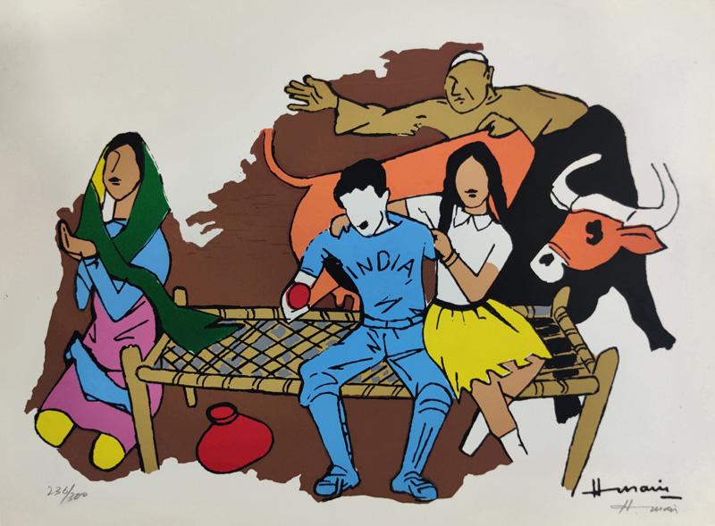 MF Husain-Iqbal Series I