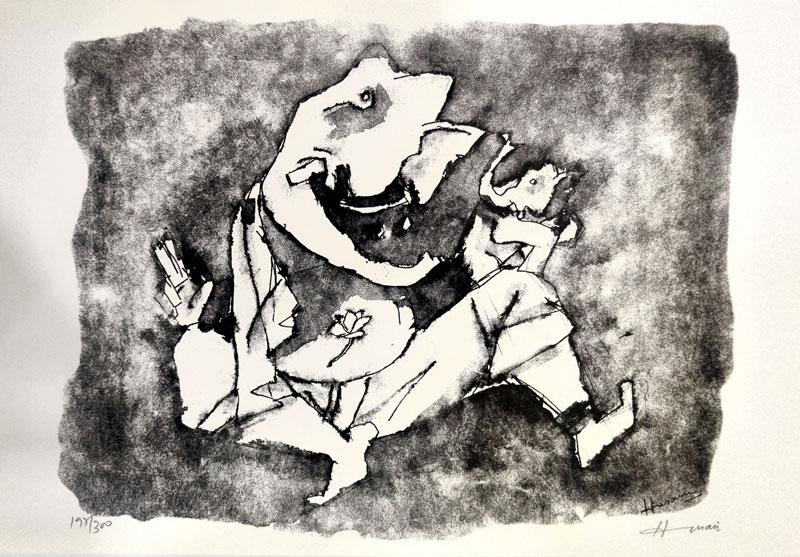 MF Husain-Ashtavinayak Series I