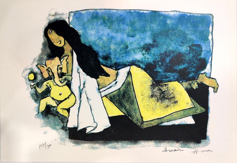 MF Husain-Ashtavinayak Series III