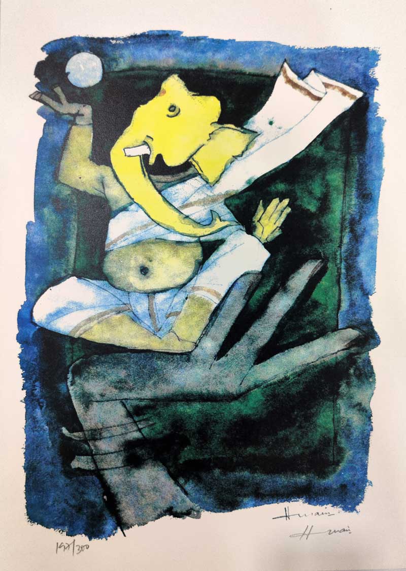 MF Husain-Ashtavinayak Series VI