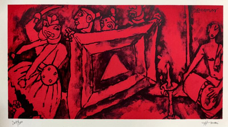 MF Husain-Kerela Experience I