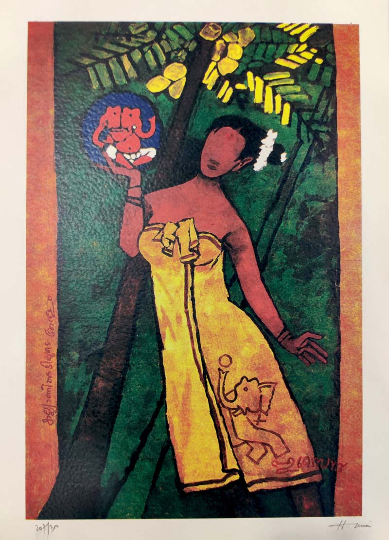 MF Husain-Kerala Experience II