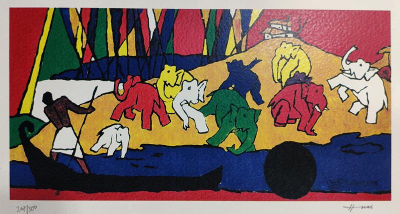 MF Husain-Kerala Experience IV