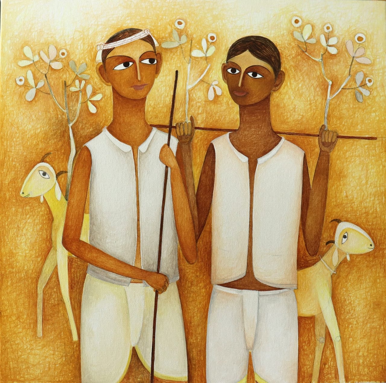 Mohan Naik-MONA-Scenes from my village I & II