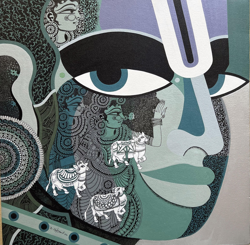 
Nagesh Goud-NAGO-Lord Krishna with Rukmini