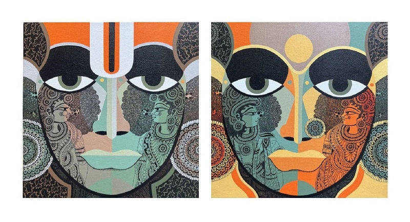 Nagesh Goud-NAGO-Lord Krishna & Rukmini