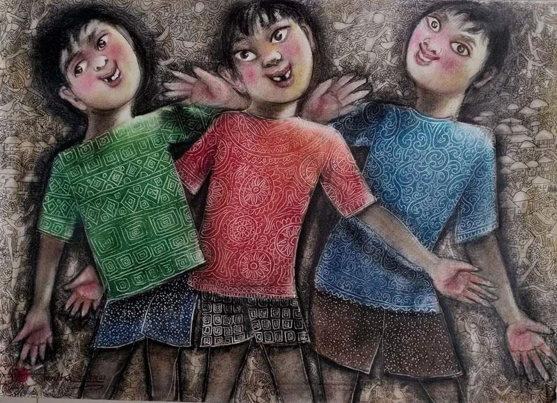 Partha Bhattacharjee -The Three Musketeers