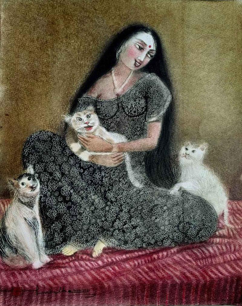 Partha Bhattacharjee-My pet kittens