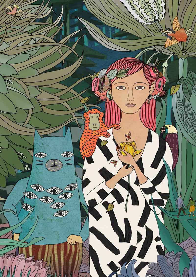 Ruchi Bakshi Sharma-Blue cat shows the way