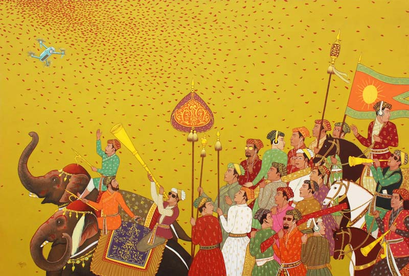 Shri Kumar Adhikari-Maharja & Maharani selfie