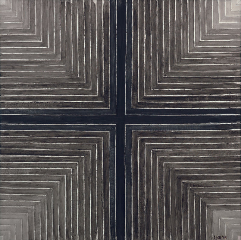 SH Raza-SHRA-Cross & Shanti