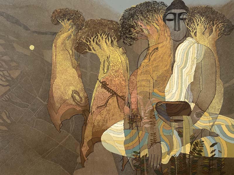 Siddharth Shingade-SISH-Buddha in forest