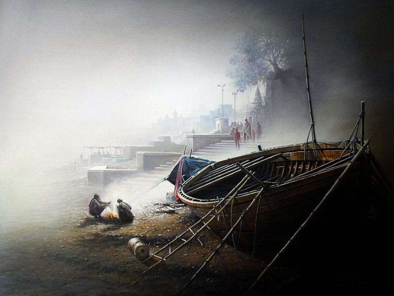 Amit Bhar-Benaras Ghat I