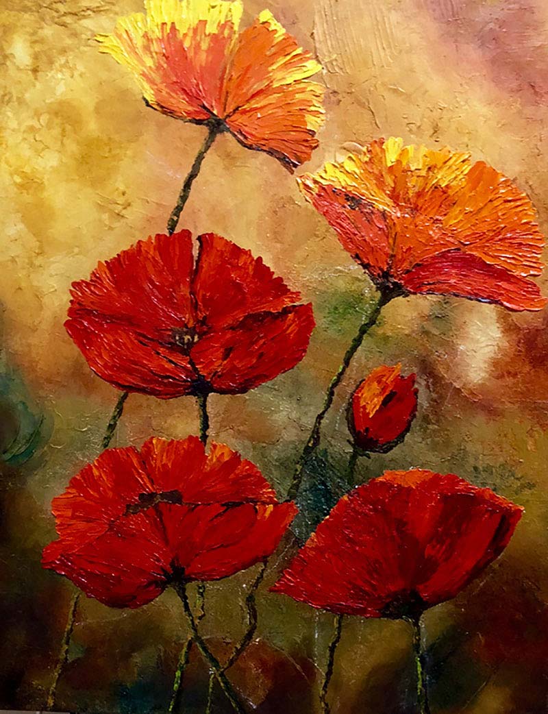 Anjum Motiwala-Golden Poppies