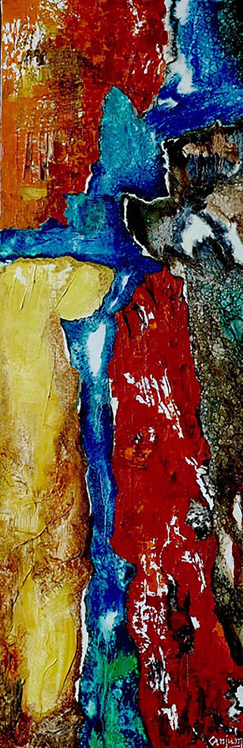 Anjum Motiwala-Rock Abstract I