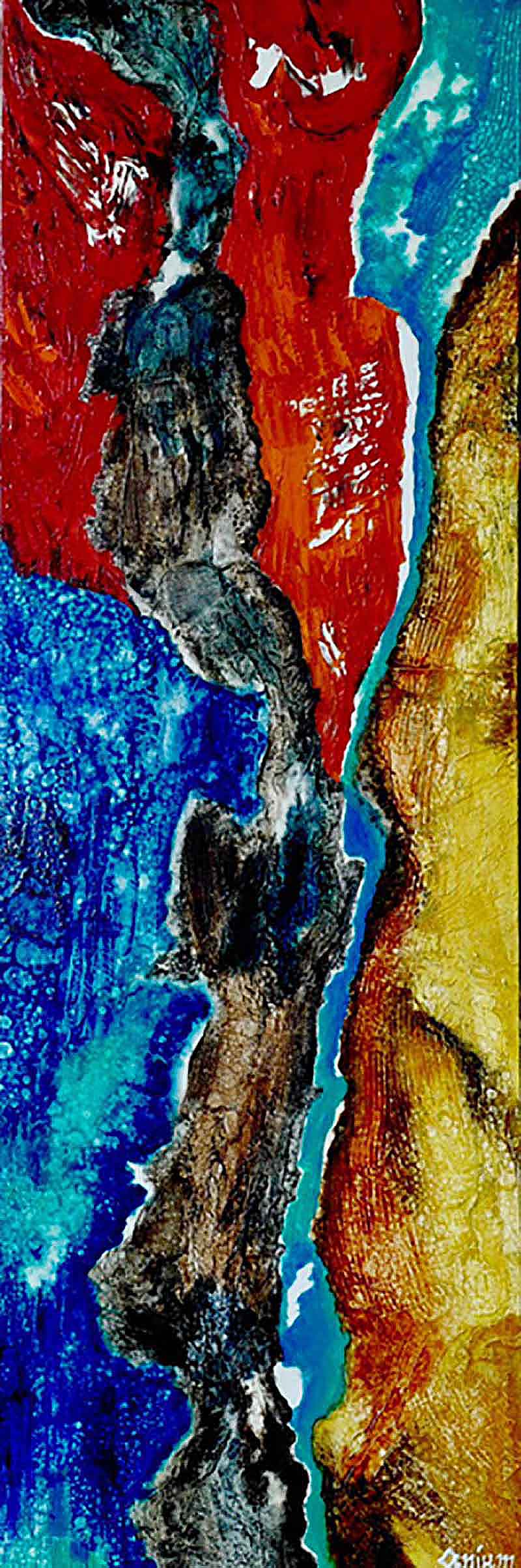 Anjum Motiwala-Rock Abstract II