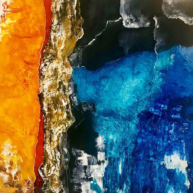 Anjum Motiwala-Rock Abstract III