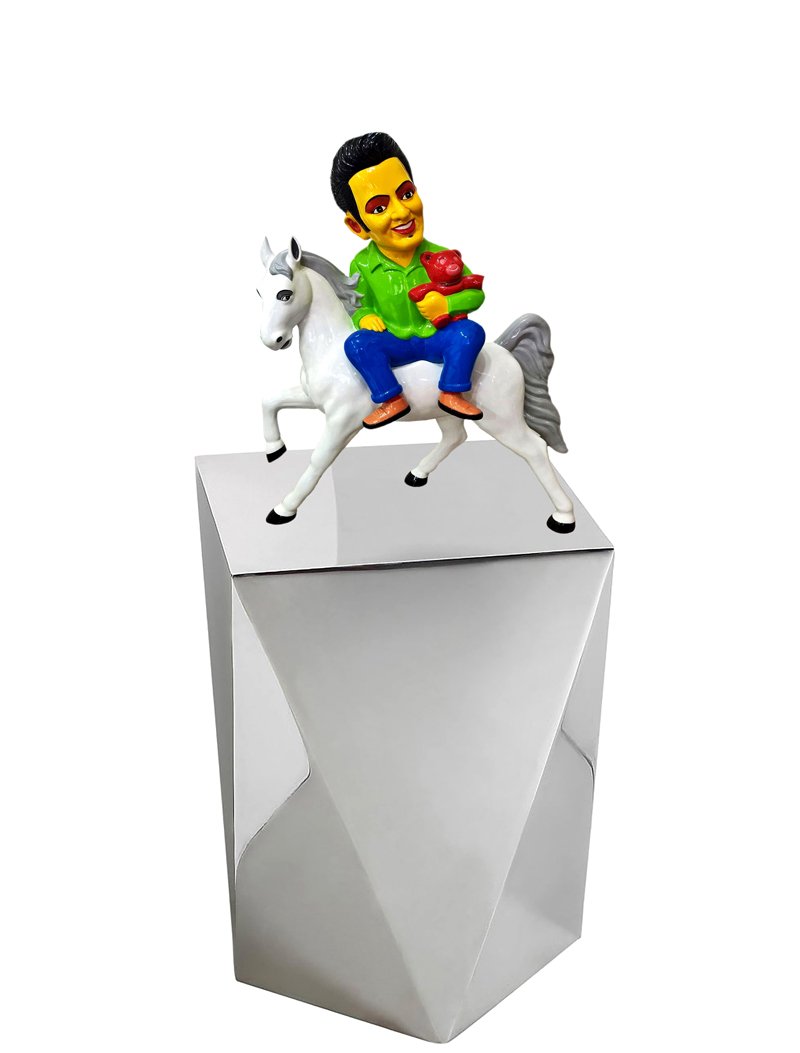 Farhad Hussain-Man on stallion