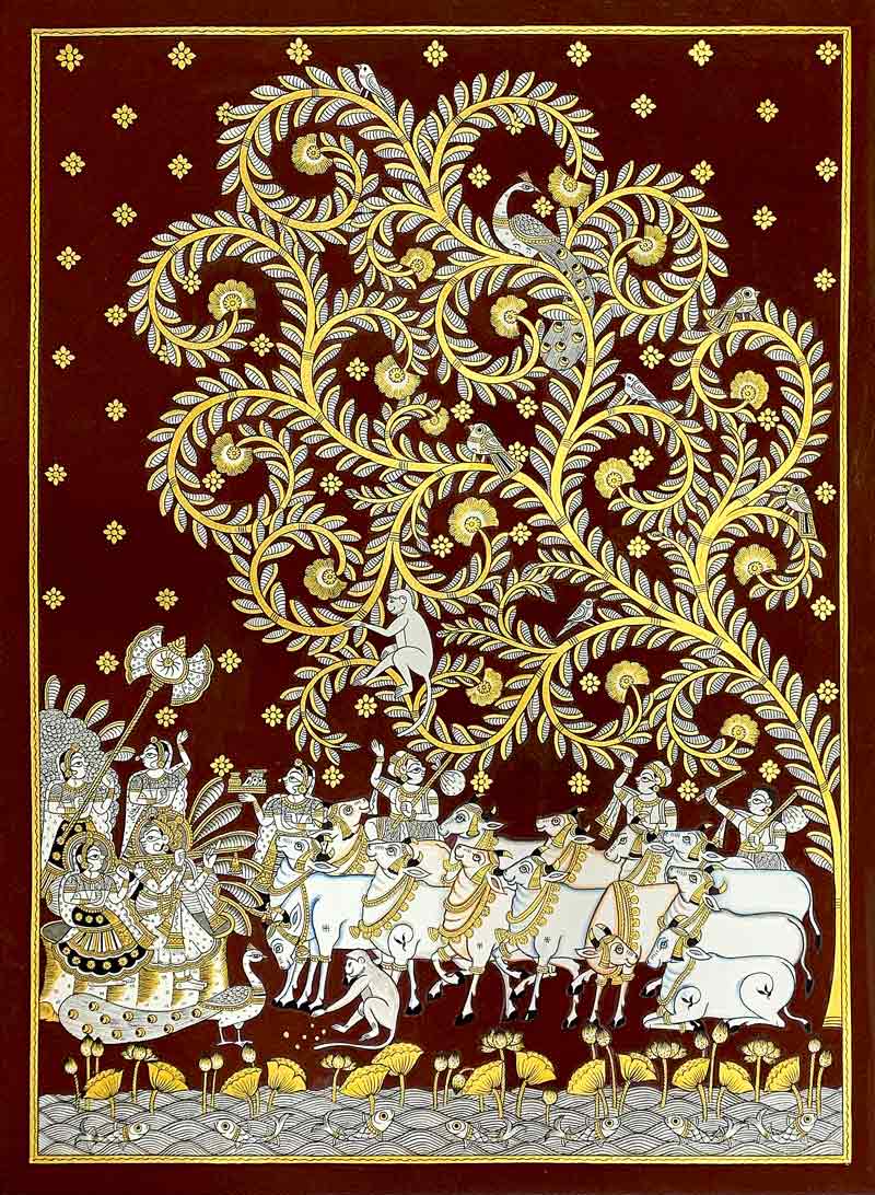 Kalyan Joshi-Shree Krishna with Cows