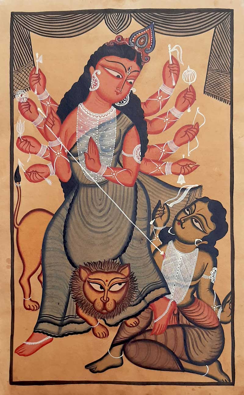 Laltu Chitrakar-Mahishasur Mardini