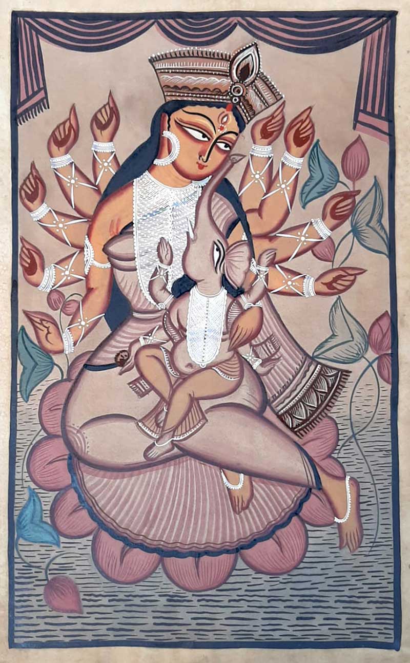 Laltu Chitrakar-Durga Ganesh