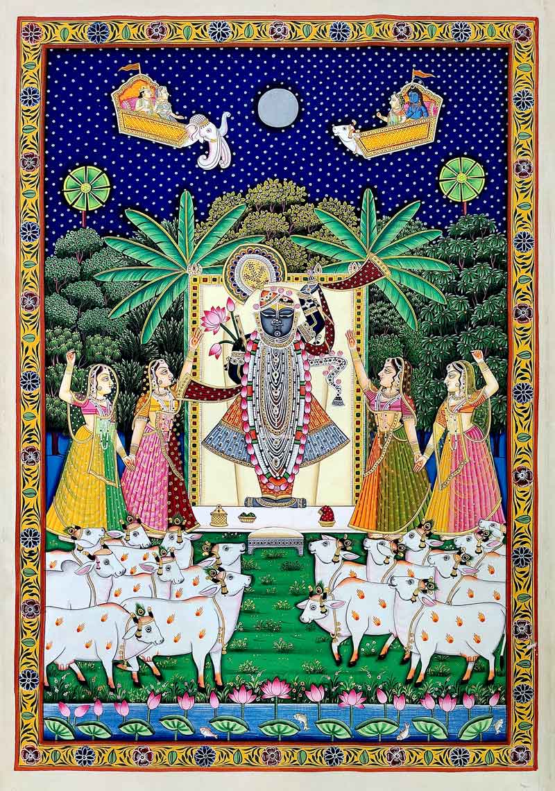 Mahesh Kumar Vishnoi-Shrinathji with Gopis