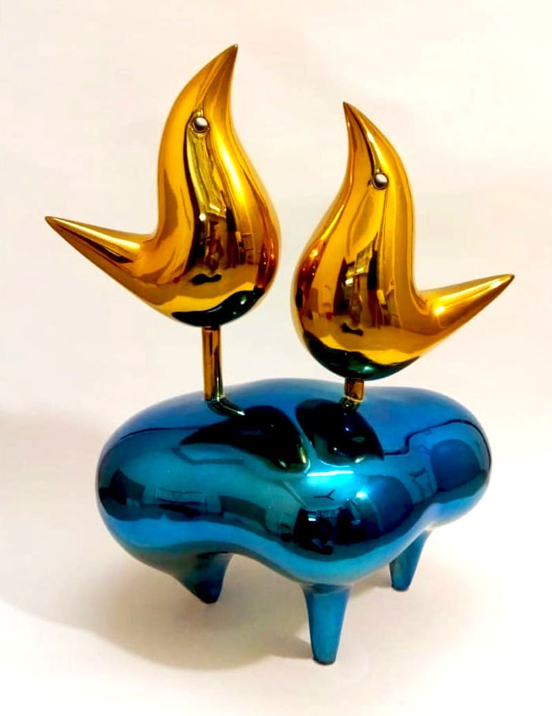 Mousumi Biswas-Twittering Birds II