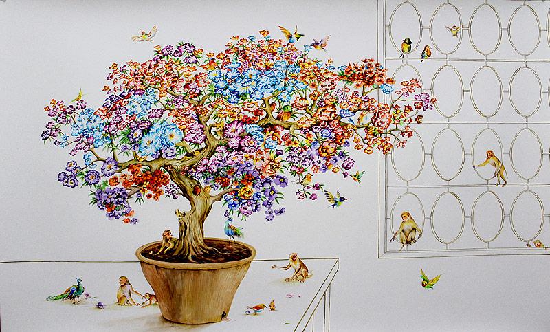 Samir Mohanty-The play of blossoms