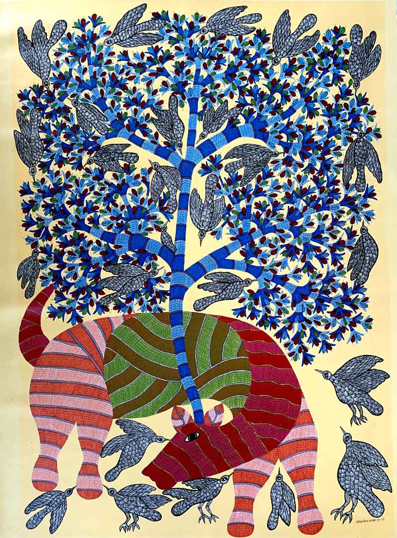 Saroj Shyam-Deer & Tree II